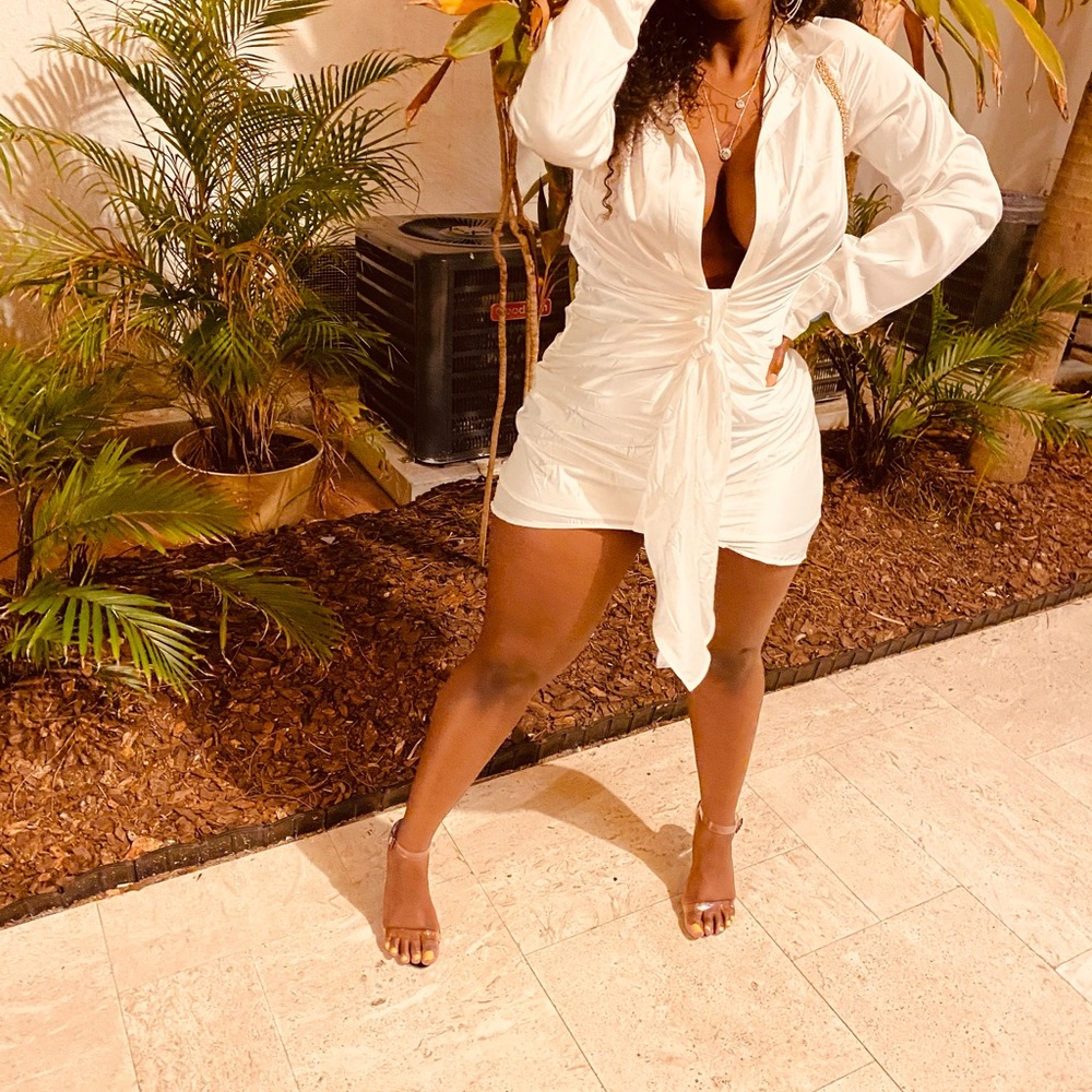FASHION NOVA white dress